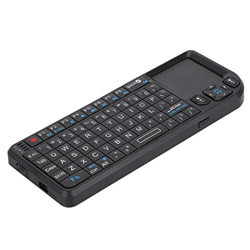 125 2.4G Mini Keyboard with Touchpad Mouse, 69 Keys USB Keyboard, 3-in-1 Multifunction UKB-100-RF USB Pocket Mini Keyboard for PC/Tablets/TV//Smartphones