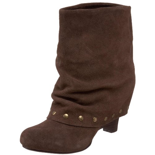 Naughty Monkey Women's Turnout Wedge Boot,Taupe,9.5 M US