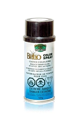 Moneysworth & Best Brillo Nu-Life Leather/Vinyl/Plastic Color Renew Spray 4.5 oz, 040 Bark