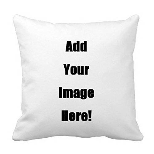 Shop&Three Custom Design Photos or Text Outdoor/Indoor Throw Pillowcase,Personalized Love Photo Wedding Keepsake Throw Pillow 18' x 18'
