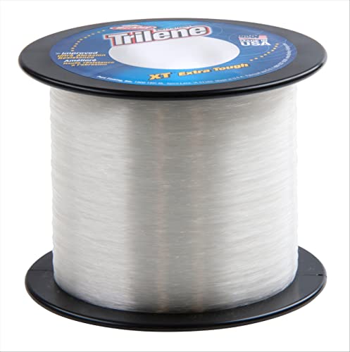 Berkley Trilene XT, Clear, 14lb | 6.3kg, 3000yd | 2743m Monofilament Fishing Line, Suitable for Saltwater and Freshwater Environments