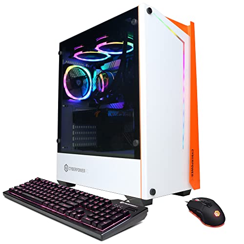 CyberpowerPC Gamer Xtreme VR Gaming PC, Intel i9-13900KF 3.0GHz, GeForce RTX 4070 Ti 12GB, 16GB DDR5, 2TB NVMe SSD, Wi-Fi Ready & Windows 11 Home (GXiVR8720A), White