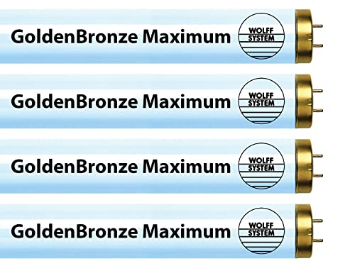 GoldenBronze Wolff System Maximum F71T12 100W Bipin Tanning Bulbs - Intense Bronze (24)