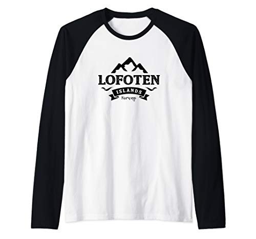 Lofoten Islands Norway Raglan Baseball Tee