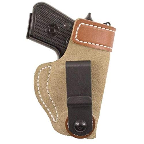 DeSantis Sof-Tuck Gun Holster with Adjustable Cant, IWB Holster, Fits Glock 19, 23, 36 - Springfield XD9/40, XDM 3.8, Unisex Holster, Right Hand-Draw, Tan