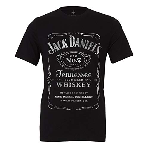 Jack Daniel's Black Label T-Shirt – Made from Quality Cotton Materials – Official Product (Medium)
