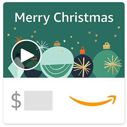 Amazon eGift Card - Xmas Ornaments (Animated)