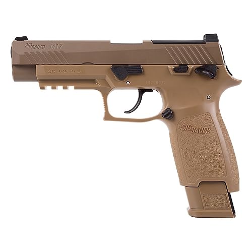 SIG Sauer M17 P320 ASP, CO2 Pellet Pistol, Tan air Pistol