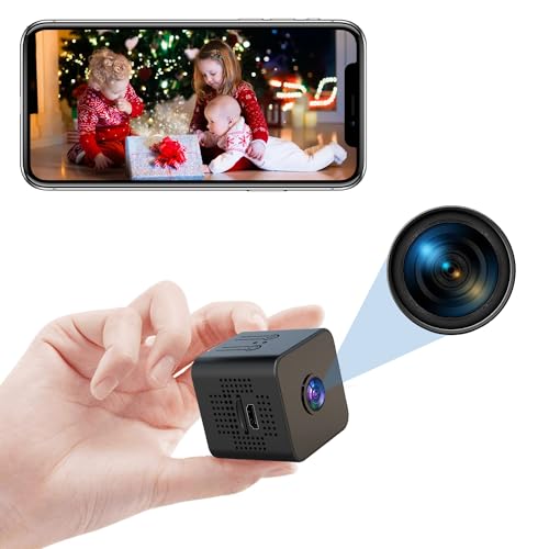 Persil 1080P Hidden Camera - Spy Camera - Nanny Cam - Best Mini Camera - WiFi Wireless Camera - Live Video Recorder with Night Vision - Surveillance Camera Full HD-1