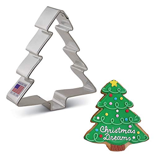 Christmas Tree Cookie Cutter 4' Made in USA by Ann Clark