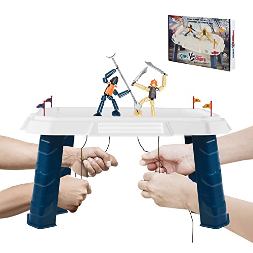 LEERFEI Kids Battle Arena Fighting Toy,Ultimate Arcade Warriors Ultimate Battle Arena Action Figure,2 Battling Warriors Exclusive to The Interactive Game,Desktop Parent-Child Battle Arena Toys