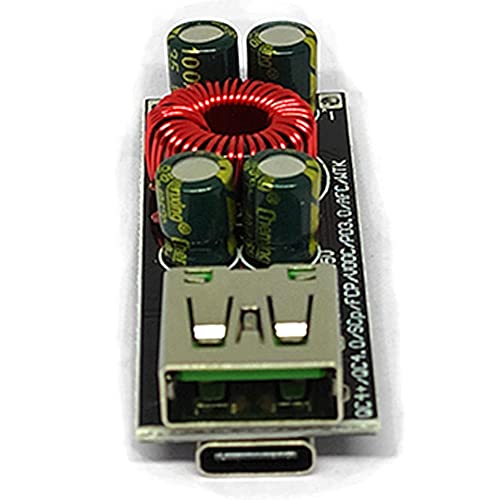 JacobsParts 60W 6-35V DC to USB Type C PD 3.0 QC4+ & Type A QC3.0 DC Fast Charge 12V 24V Step-Down Power Module