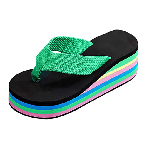 Yuanjay Sandal for Women Slingback Summer Flats Wedge Sandals Anti Slip Slides Beach Walking Slippers Comfort Open Toe Shoes