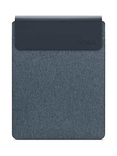 Lenovo Slim Laptop Sleeve 14 Inch Notebook/Tablet - Compatible with MacBook Air/Pro - Eco-Friendly Lightweight Case with Accessory Pocket & Magnetic Closure - Teal