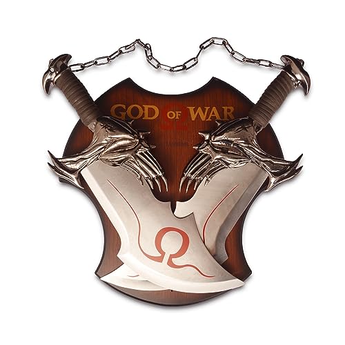 ACTASITEMS Metal Kratos Blades of Chaos,The War Cosplay Props-One Set of Two with Blade Swords