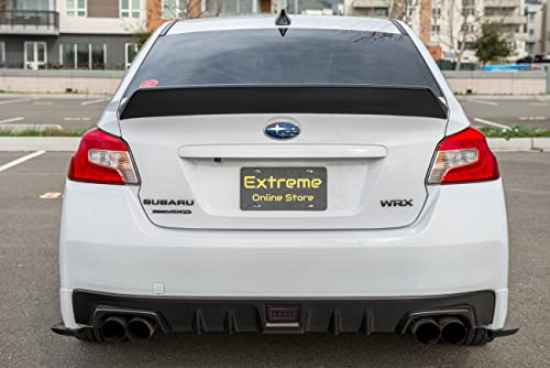Extreme Online Store Replacement for 2015-2021 Subaru WRX STi Models | Rocket Bunny Duckbill Style Rear Trunk Lid Wing Spoiler (ABS Plastic - Primer Black)