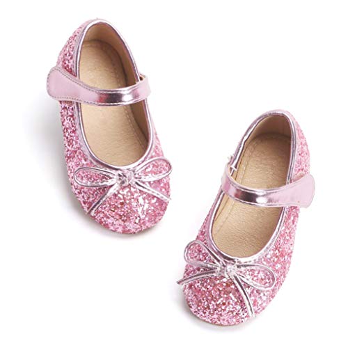 Otter MOMO Toddler/Little Girls Mary Jane Ballerina Flats Shoes Slip-on School Party Dress Shoes Size 13