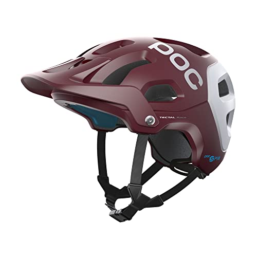 POC Tectal Race Spin Helmet Propylene Red/Hydrogen White Matte, M/L