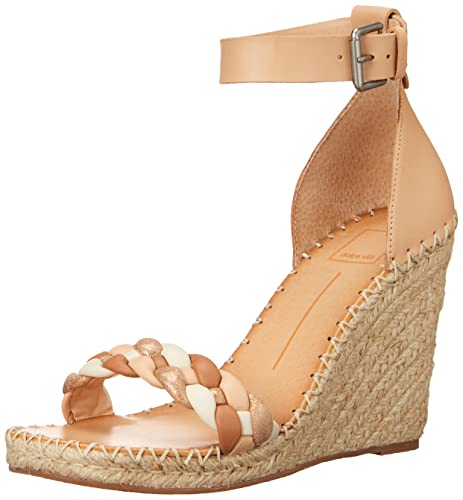 Dolce Vita womens Nilton Espadrille Wedge Sandal, Natural Leather, 8.5 US