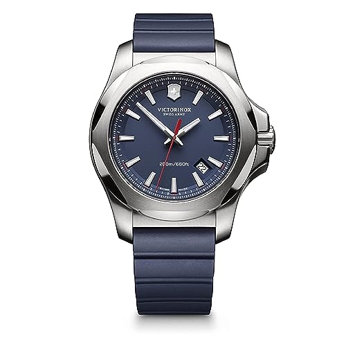 Victorinox Swiss Army I.N.O.X. Rubber Watch, 43mm, Blue