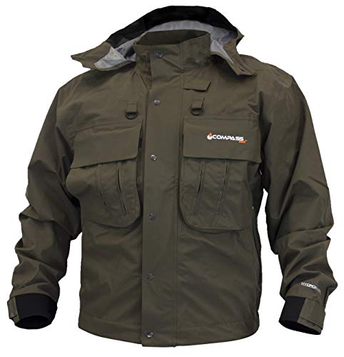 HT23105-85-XL Hells Gate Wading Jacket, Stone, X-Large