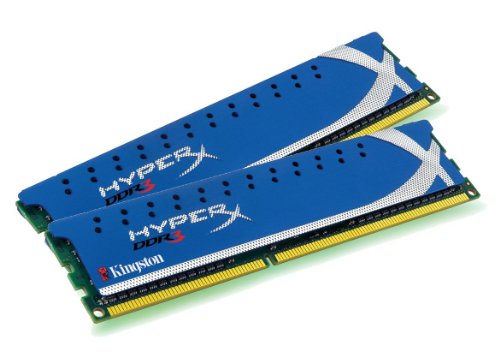 Kingston Technology HyperX 4 GB Kit (2x2 GB Modules) 4 Dual Channel Kit 1600 (PC3 12800) 240-Pin DDR3 SDRAM KHX1600C9D3K2/4GX