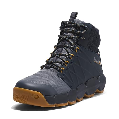 Timberland PRO Men's Morphix Industrial Casual Sneaker Boot, Grey/Navy, 10.5 Wide