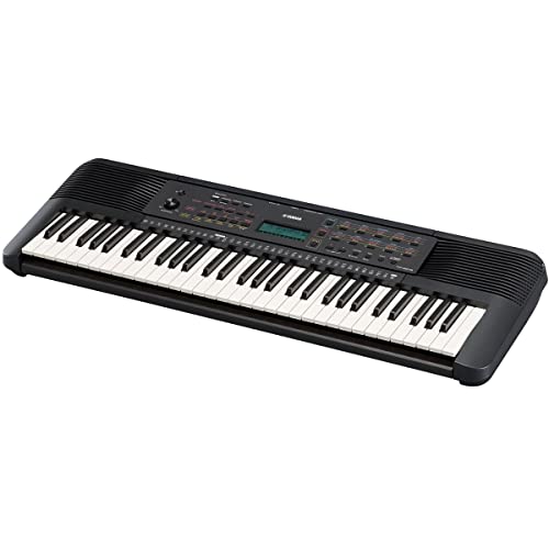 Yamaha, 61-Key PSR-E273 Portable Keyboard with PA130 Power Adapter, Black