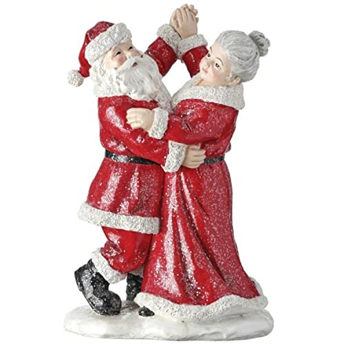 Regency International 9.8' Resin Santa & Mrs Claus Dancing