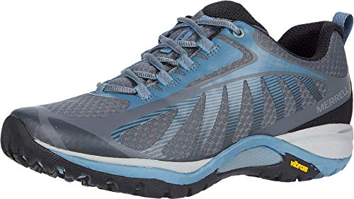 Merrell womens Siren Edge 3 Waterproof Hiking Shoe, Rock/Bluestone, 9 US
