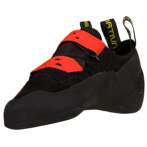 La Sportiva Tarantula Climbing Shoe - Men's Black/Poppy 43.5