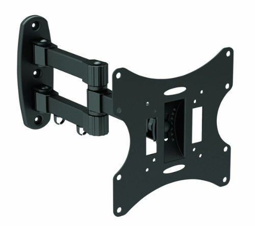 Black Full-Motion Tilt/Swivel Wall Mount Bracket for AOC U2868PQU 28' inch 4K Ultra HD Monitor - Articulating/Tilting/Swiveling