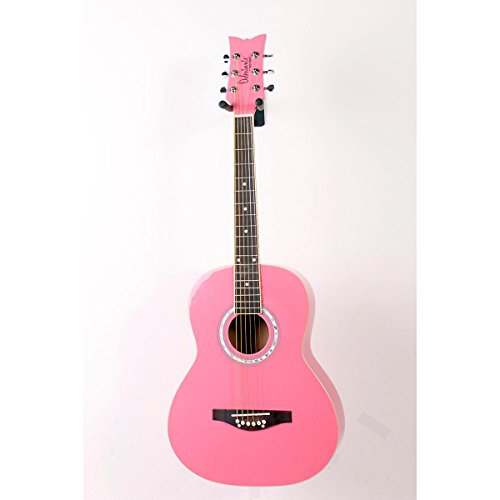 Daisy Rock Debutante Junior Miss Acoustic Guitar Pack Bubble Gum Pink 888365161709