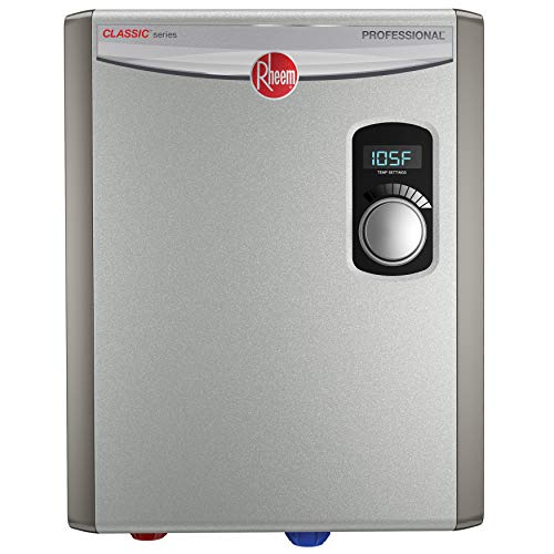 Rheem 18kW 240V Tankless Electric Water Heater, Gray