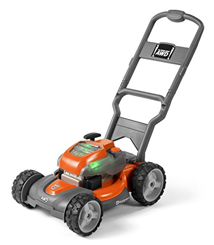 Husqvarna Toy Lawn Mower with Realistic Sounds and Light-Up Engine, Toddler Lawn Mower Toy for Ages 2 and Up