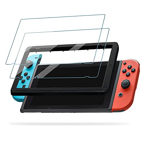 Arae [2 Pack] Screen Protector for Nintendo Switch, HD Tempered Glass, Anti Scratch Compatible with Nintendo Switch, 6.2 inch
