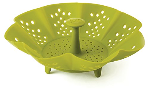 MSC International Joie Silicone Vegetable Food Steamer, Adjustable and Collapsible, Expands to 9-Inches