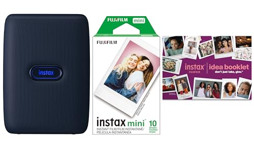 Fujifilm Instax Mini Link Blue Printer Bundle 2023