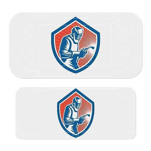 Proud American Welder Switch Sticker Skin Cute Pattern Full Wrap Skin Protection for Switch Lite