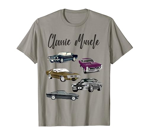 Classic Muscle Maximum Horsepower Car Logo T-Shirt