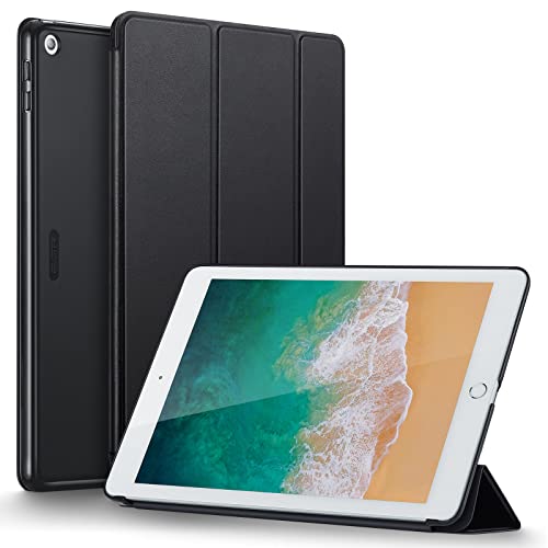 ESR for iPad 9.7 Inch Case, Trifold Smart Case Compatible with iPad 5th/6th Generation, Two-Way Stand, Slim and Lightweight, Auto Sleep and Wake, Ascend Series Case, Black