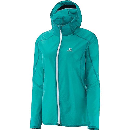 Salomon Women's Fast Wing Hoodie, Teal/Blue F, Medium