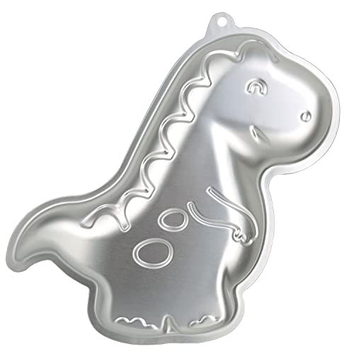 Pormasbenzer Dinosaur Shaped Cake Pan Clover Mould Aluminum 3D DIY Cake Baking Pan for Birthday, Anniversary, Party, Christmas
