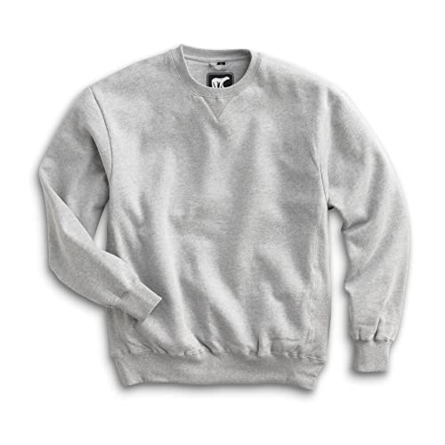 White Bear Clothing Co. Heavyweight Crew Style 1500 Athletic Heather XXS