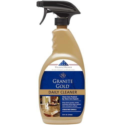 Granite Gold Daily Cleaner for Granite, Marble & Other Natural Stone & Quartz Surfaces, 32 Ounces