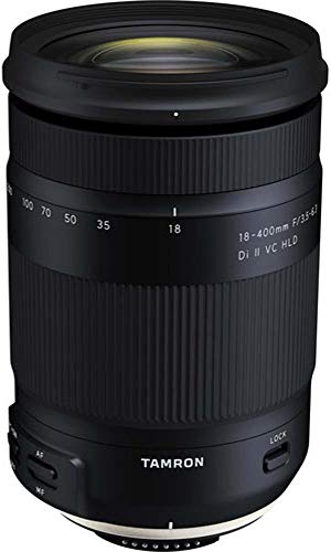 Tamron 18-400mm F/3.5-6.3 DI-II VC HLD All-In-One Zoom For Canon APS-C Digital SLR Cameras (6 Year Limited USA Warranty)
