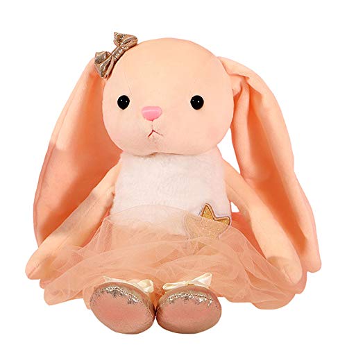 Ruzucoda Ballerina Dolls Plush Bunny Rabbit Soft Toys Ballet Dance Recital Gifts for Girls 15.5 Inches