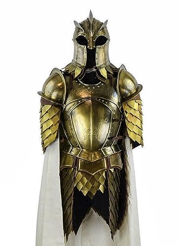 UNITED ARMOURS Medieval Steel Kingsguard Half Body Armor Suit ~ SCA Larp Warrior Knight Armour Suit ~ Kingslayer Jaime Lannister Armour ~ Halloween Costume