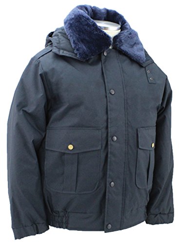 First Class 100% Nylon Oxford All Season Deluxe Bomber Jacket (XXL, Navy Blue)