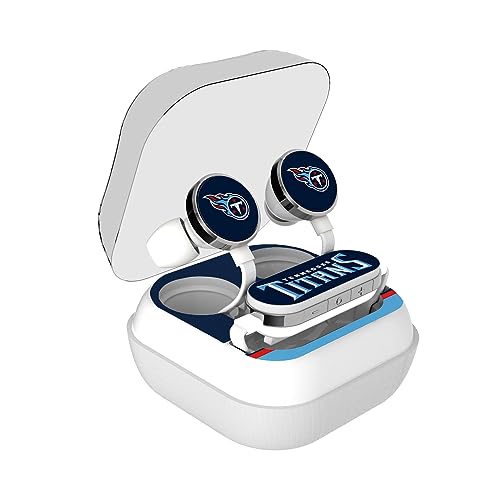 Tennessee Titans Stripe Design Wireless Earbuds